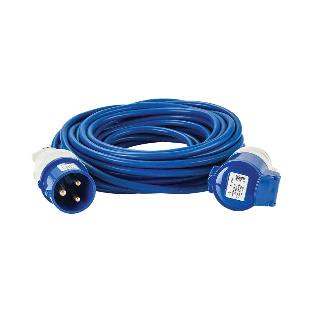 Silverline Tools Defender Artic Extension Lead Blue, 2.5mm, 32A, 14M