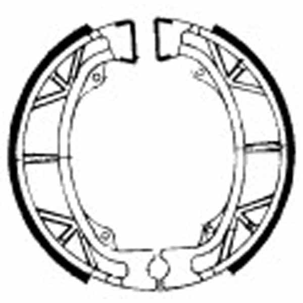 FERODO FSB704A Brake shoe set - H303 / VB101 / DS16/79 H353