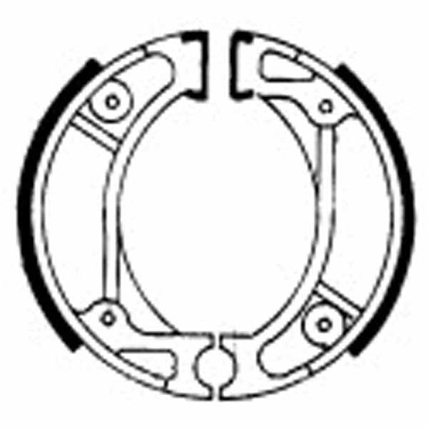 FERODO FSB714 Brake shoe set / 333 / VB150