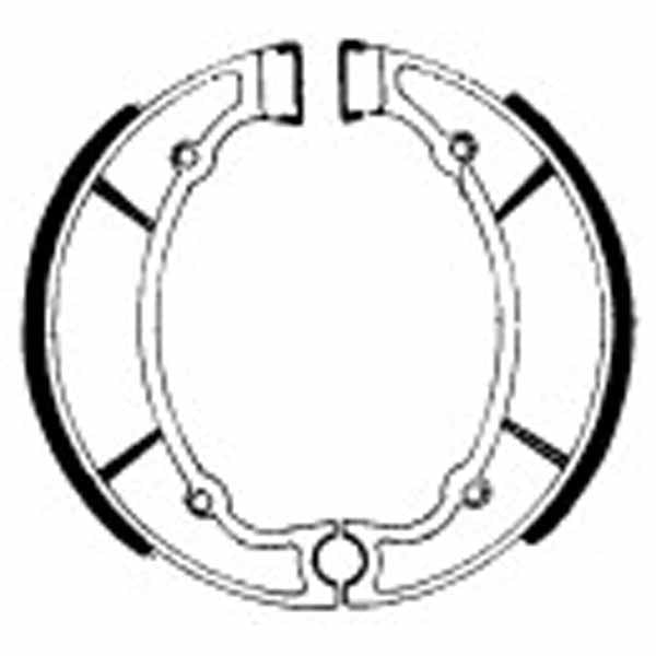 FERODO FSB735 Brake shoe set / 514 / VB225