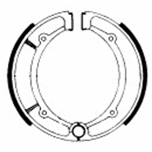 FERODO FSB736 Brake shoe set / 516 / VB231