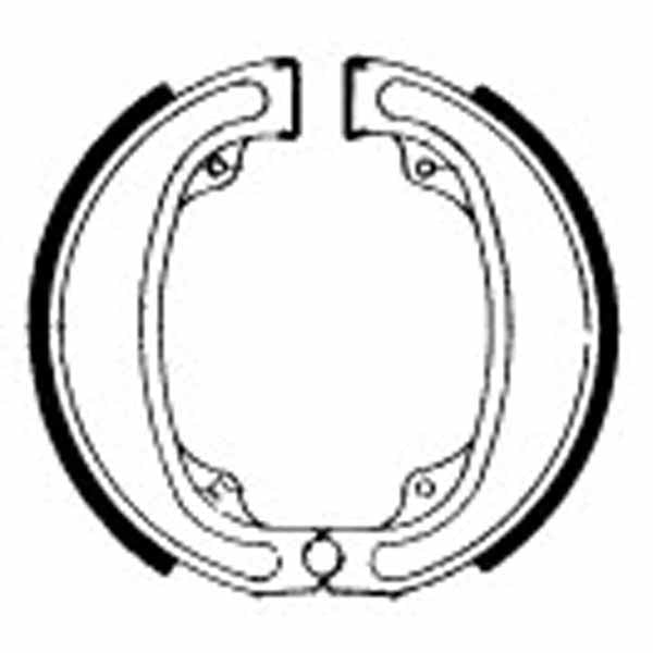 FERODO FSB747 Brake shoe set / 324 / VB137