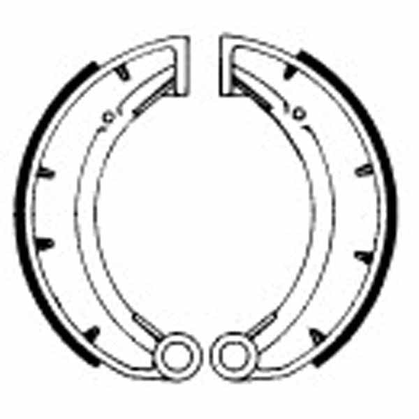 FERODO FSB824 Brake shoe set / 979