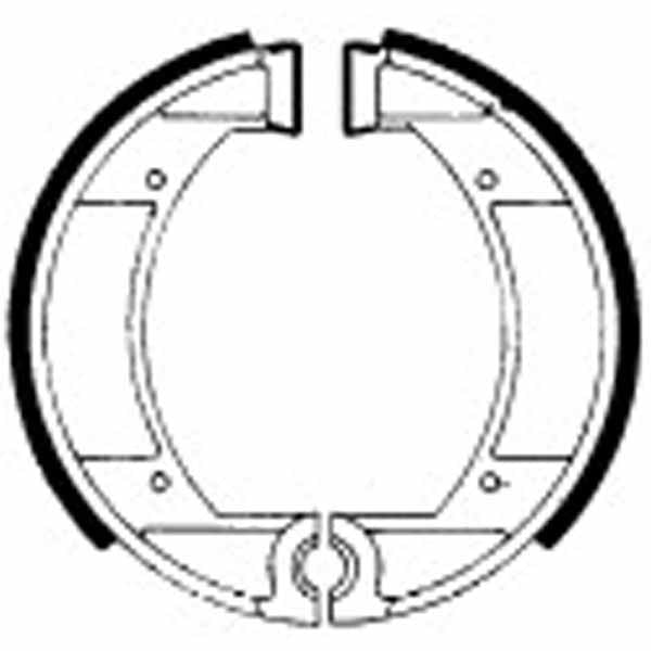 FERODO FSB847 Brake shoe set / 821