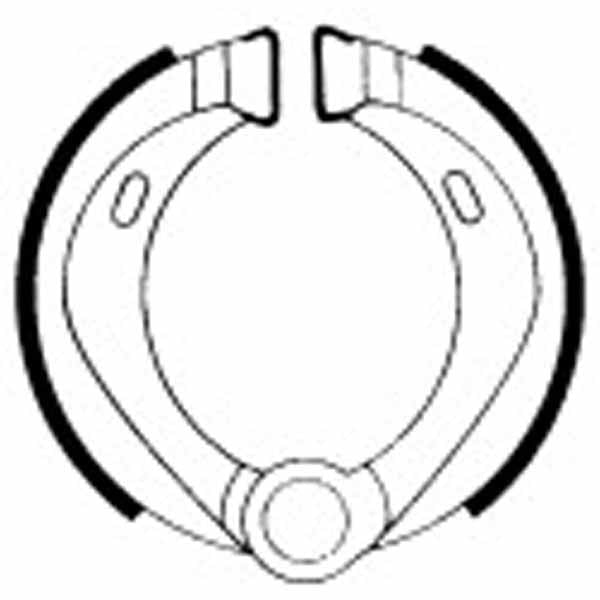 FERODO FSB870 Brake shoe set / 877