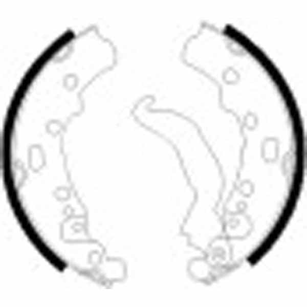 FERODO FSB872 Brake shoe set - ECO-FRICTION / 993/994