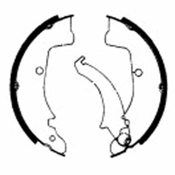 FERODO FSB878 Brake shoe set - ECO-FRICTION / 917/918