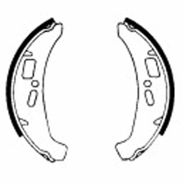FERODO FSB892 Brake shoe set - 881