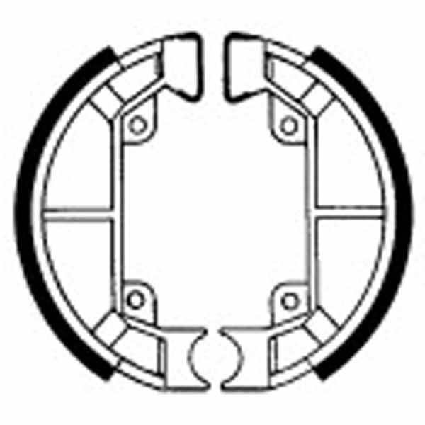 FERODO FSB895 Brake shoe set / 886