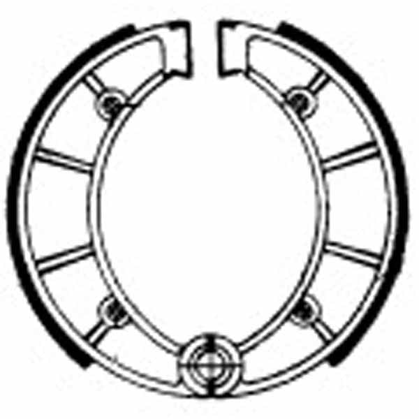 FERODO FSB901 Brake shoe set / 843