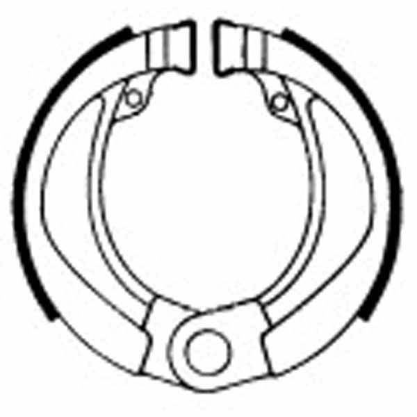 FERODO FSB906 Brake shoe set / 996