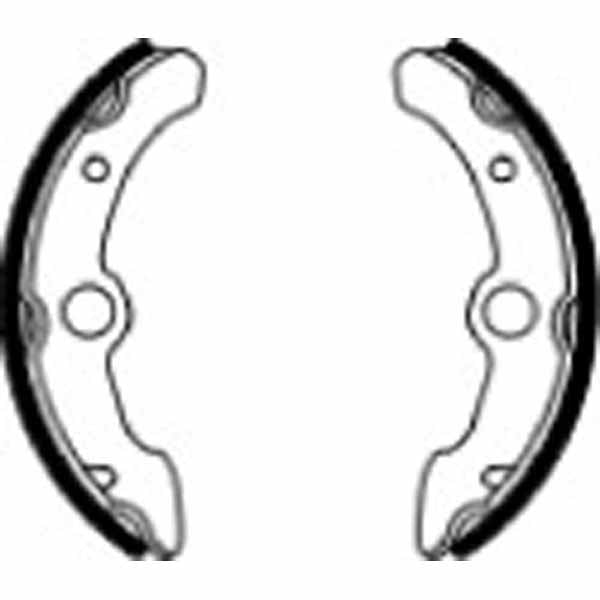 FERODO FSB928 Brake shoe set / 520