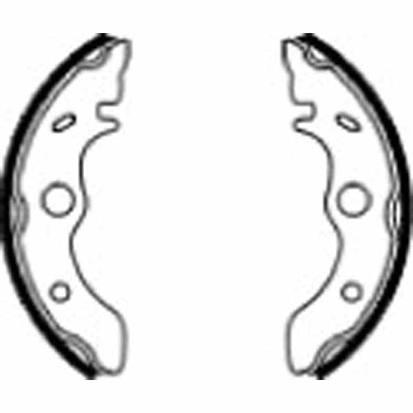 FERODO FSB932 Brake shoe set / 717
