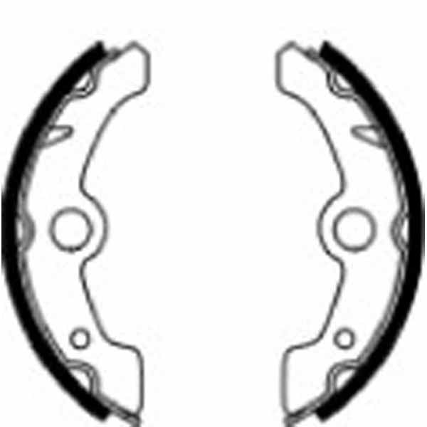 FERODO FSB933 Brake shoe set / 524