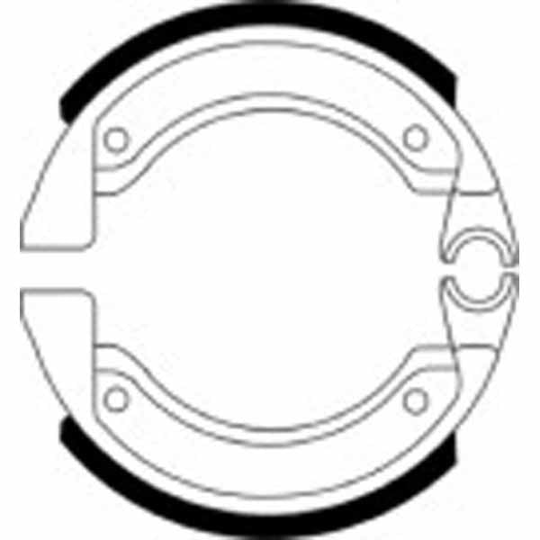 FERODO FSB936 Brake shoe set / 804