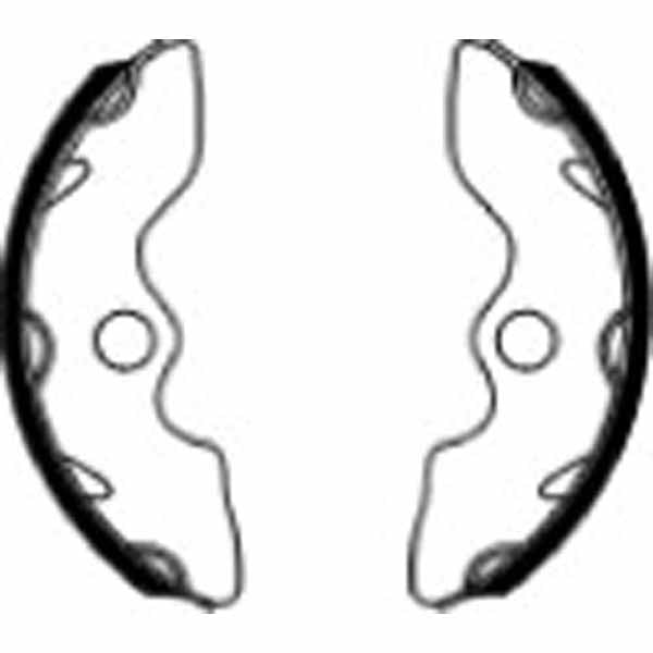FERODO FSB945 Brake shoe set / 345 / VB152