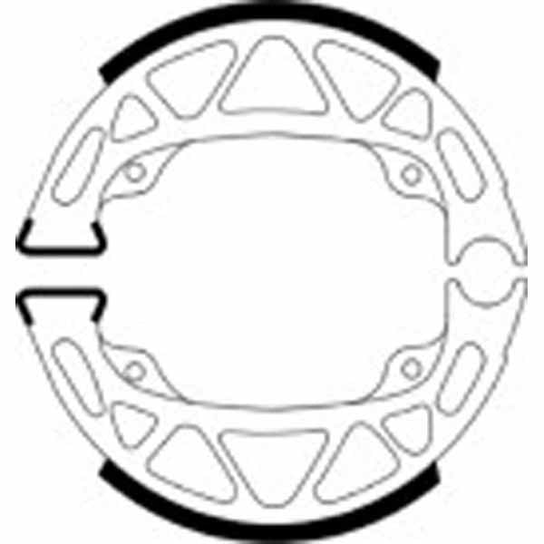 FERODO FSB952 Brake shoe set / 808