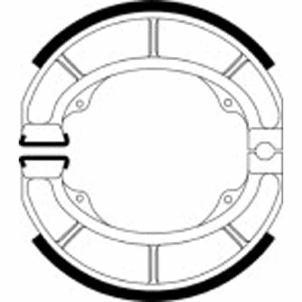 FERODO FSB956 Brake shoe set / 817