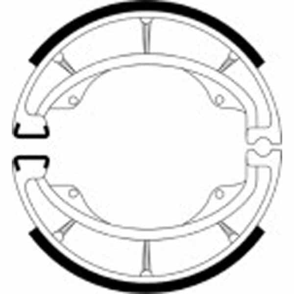 FERODO FSB957 Brake shoe set / 635