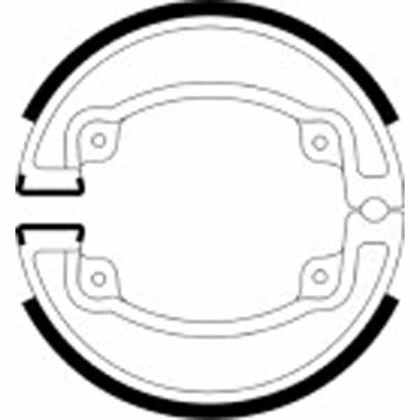 FERODO FSB962 Brake shoe set / 857