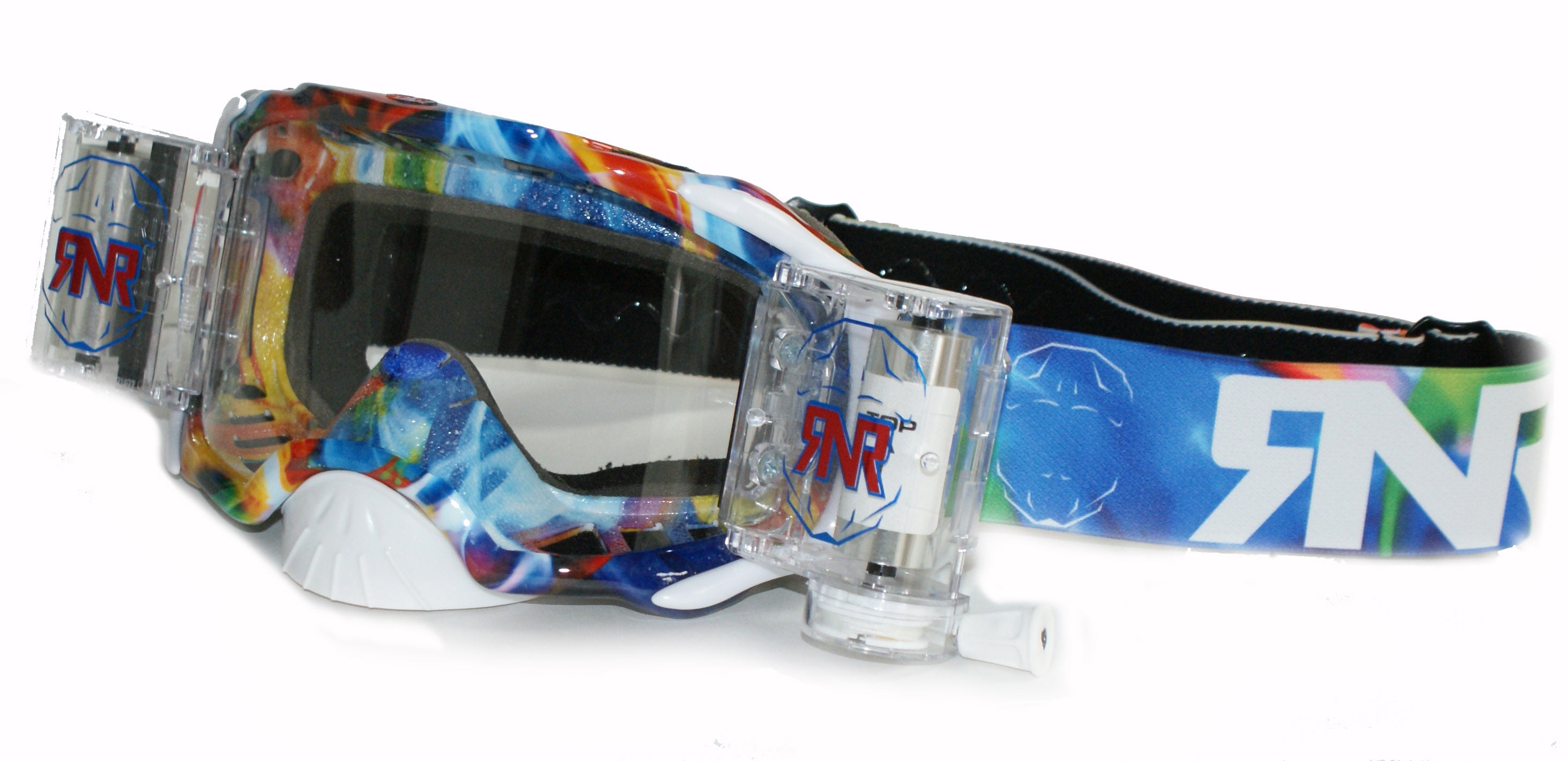 RIP-N-ROLL Rnr Platinum WVS-V.2 48mm, Prism Goggle, Roll Off, GAC12, Wide Vision System