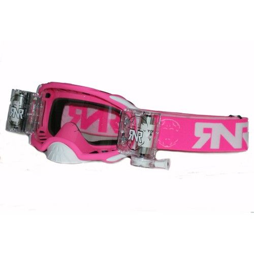 Rip-N-Roll Rnr Platinum Wvs 48MM, Pink  Goggle, Roll Off, GAA69, Wide Vision System
