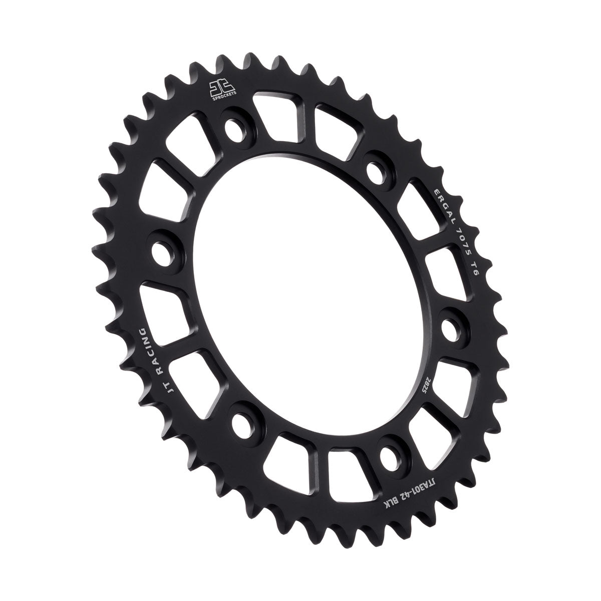 JT Rear Sprocket Alloy Black Racelite Jta301.42blk