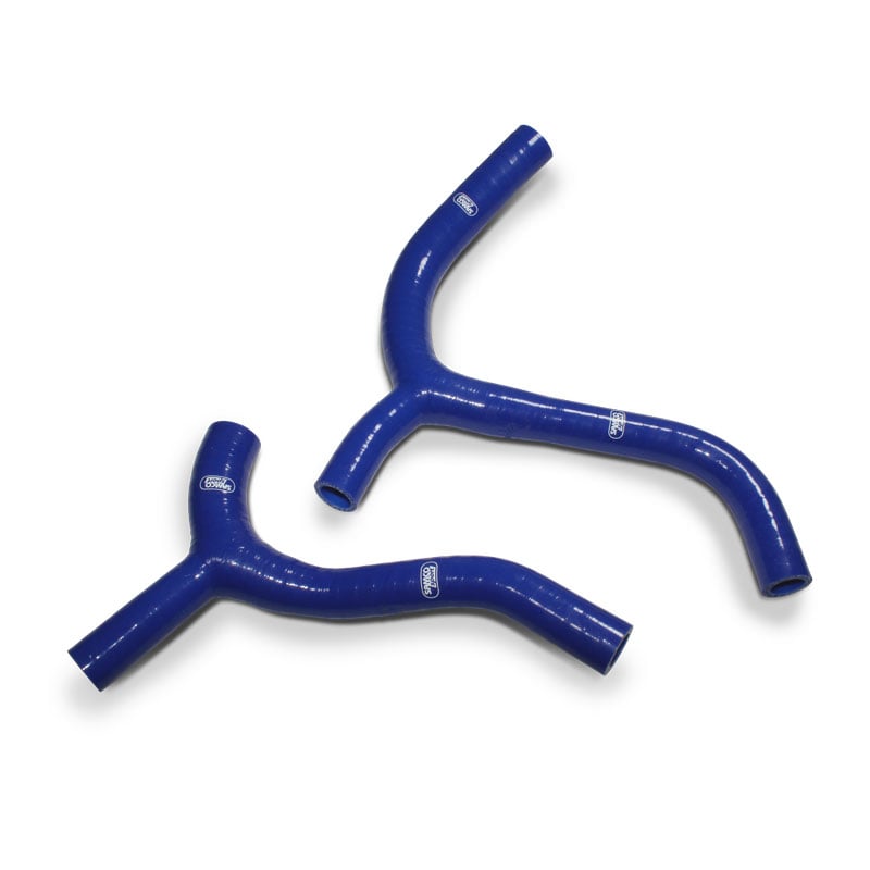 Samco Sport Coolant Hose 2 Piece Kit Blue 19-23 Kawasaki 450 KX F 'y' Race Design Samco KAW-92-BU