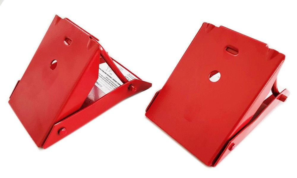 Toolzone Steel Safety Wheel Chocks Pack Of 2 For Vehicles - Toolzone KDPAU022