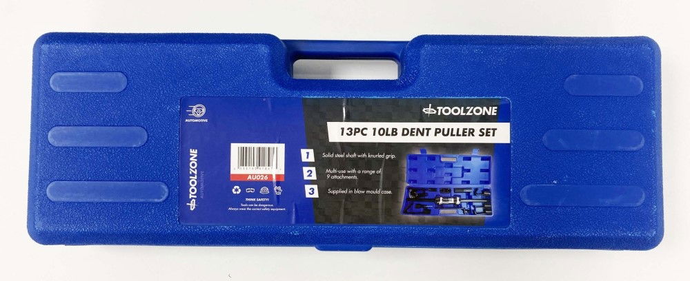 Toolzone Dent Puller Set 13PC 10LB Slide Hammer For Vehicle Bodies - Toolzone KDPAU026