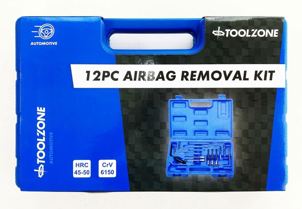 Toolzone Airbag Removal Kit 12PC Torx Drive With Case - Toolzone KDPAU055
