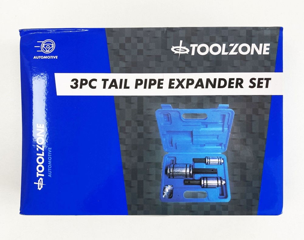 Toolzone Tail Pipe Expander Set 3PC 35-44MM 38-62MM 52-87MM - Toolzone KDPAU083