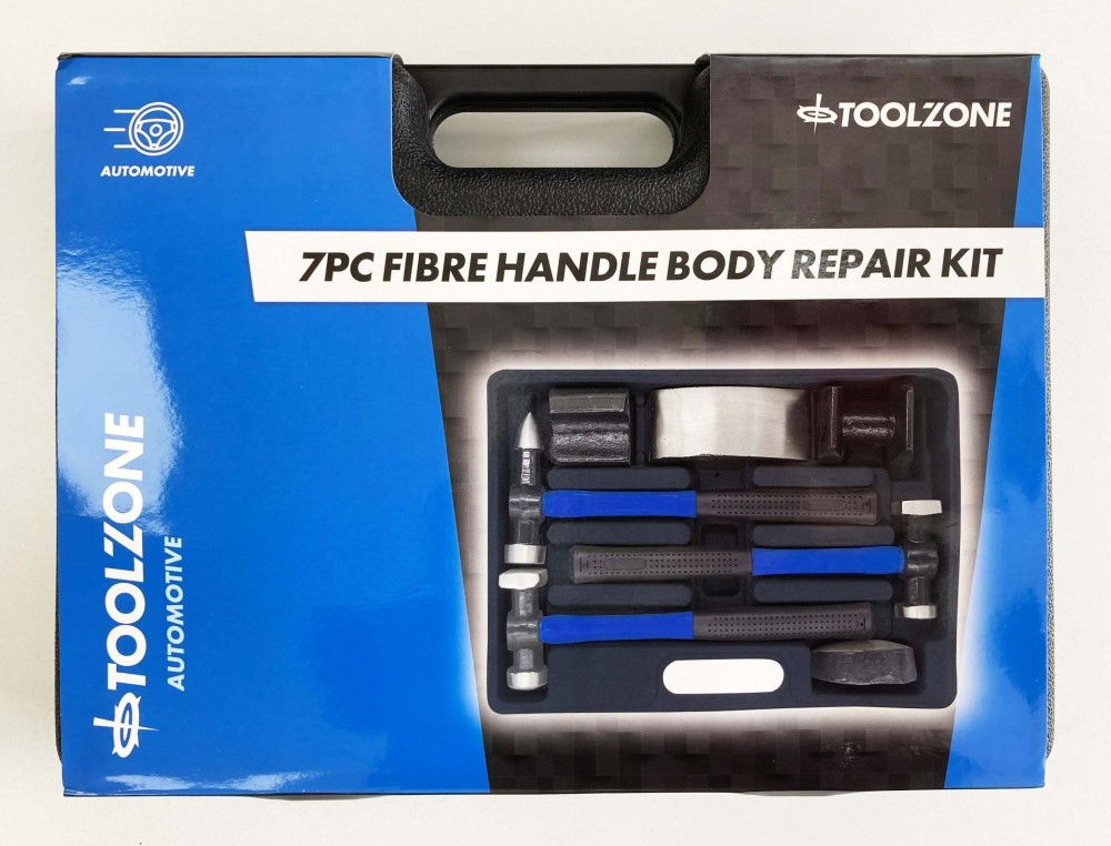 Toolzone Fibre Body Repair Kit 7PC - Toolzone KDPAU187