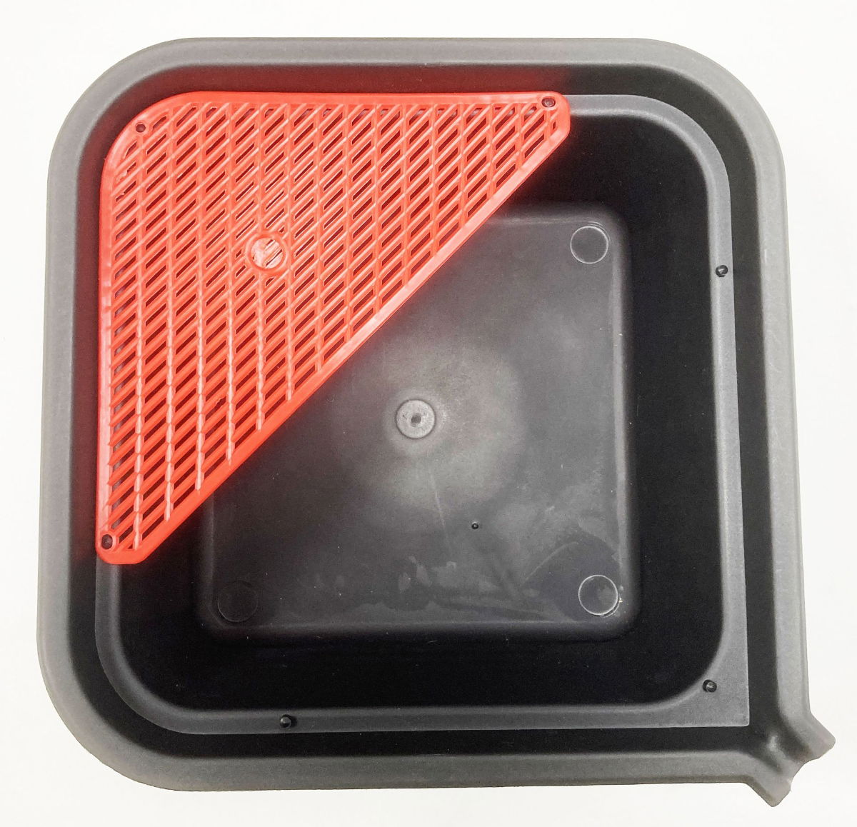 Toolzone Square Oil Pan With Drainer Insert And Filter Mesh - Toolzone KDPAU393