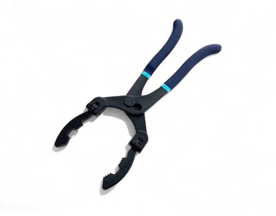Toolzone Flexi Adjustable Jaw Swivel Oil Filter Pliers - Toolzone KDPAU408