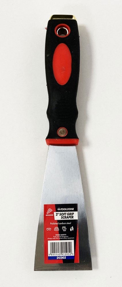 Toolzone Scraper 2" Soft Grip Handle - Toolzone KDPDC002