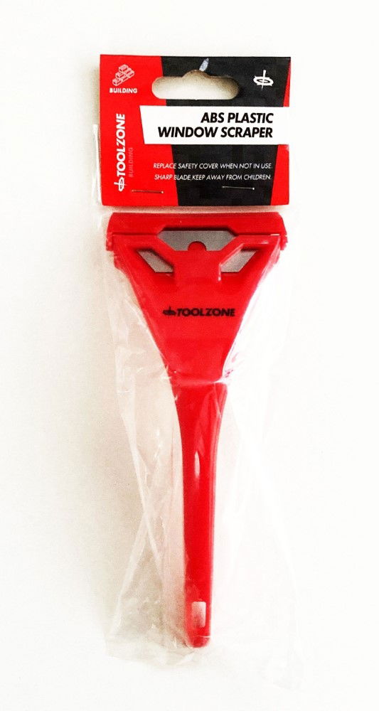 Toolzone Window Scraper ABS Plastic 60MM Replaceable Blade - Toolzone KDPDC007