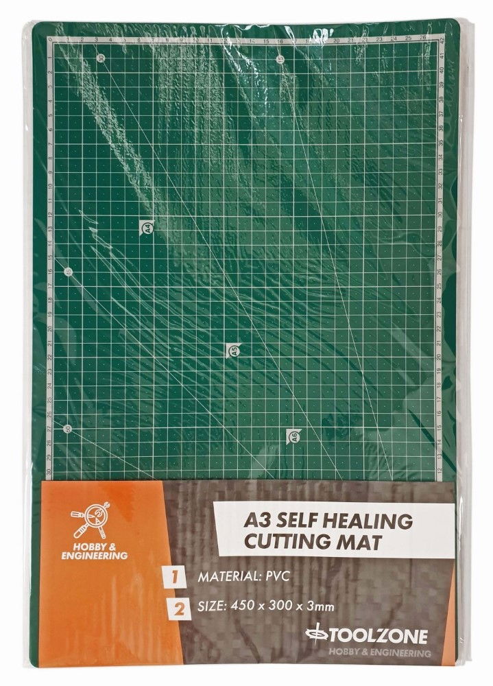 Toolzone A3 Cutting Mat Triple Layer Non Slip 30X45CM - Toolzone KDPHB269