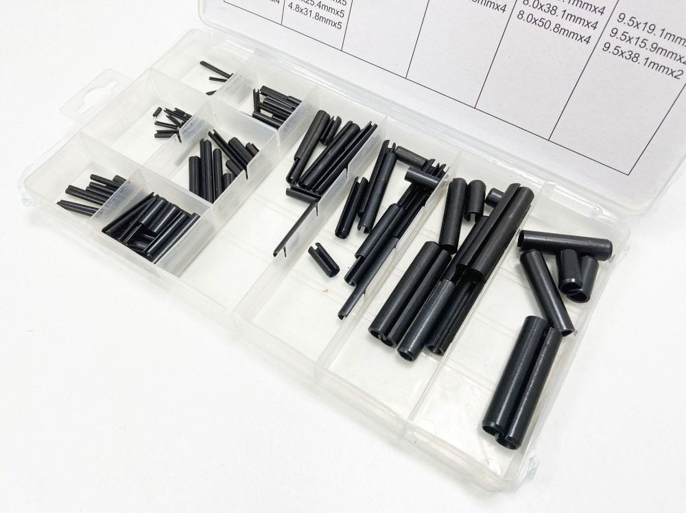 Roll Pin Assortment 120PC In Storage Box - Toolzone KDPHW157 – Pro Power MX