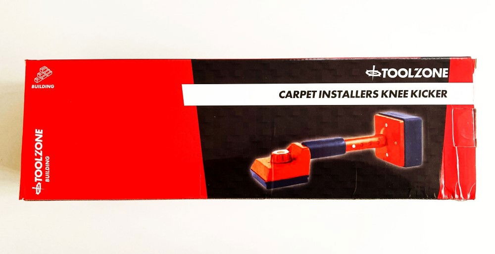 Toolzone Carpet Installer Knee Kicker Adjustable Telescopic Handle 18.5"-21.5" - Toolzone KDPKK001