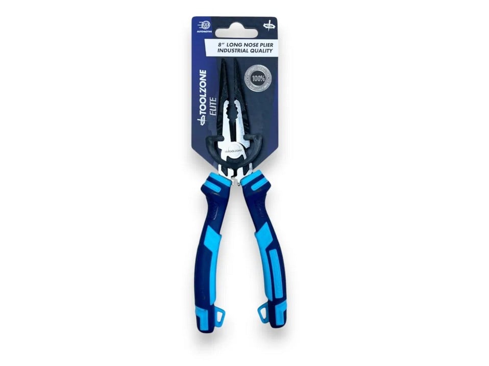 Toolzone Elite 8'' Industrial Heavy Duty Long Nose Pliers - Toolzone KDPPL115