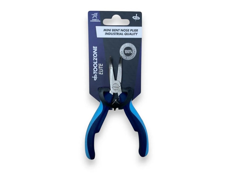 Toolzone Elite Mini Bent Nose Pliers Circlip - Toolzone KDPPL122