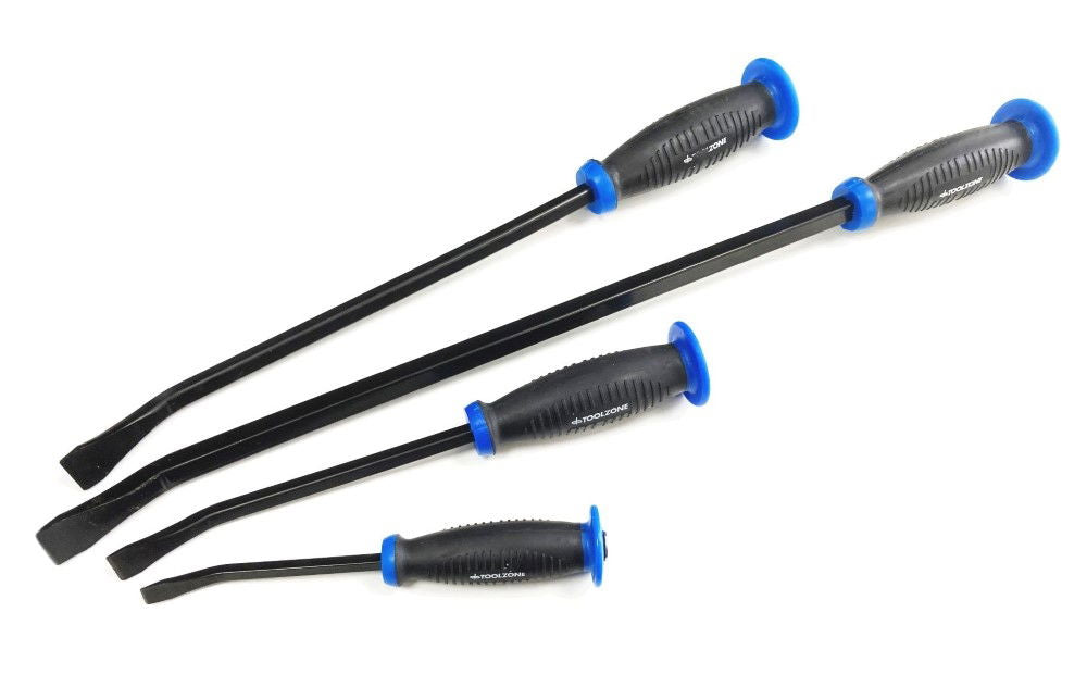 Toolzone Pry Bar Set 4PC Quality Handles 210MM-590MM - Toolzone KDPPN003