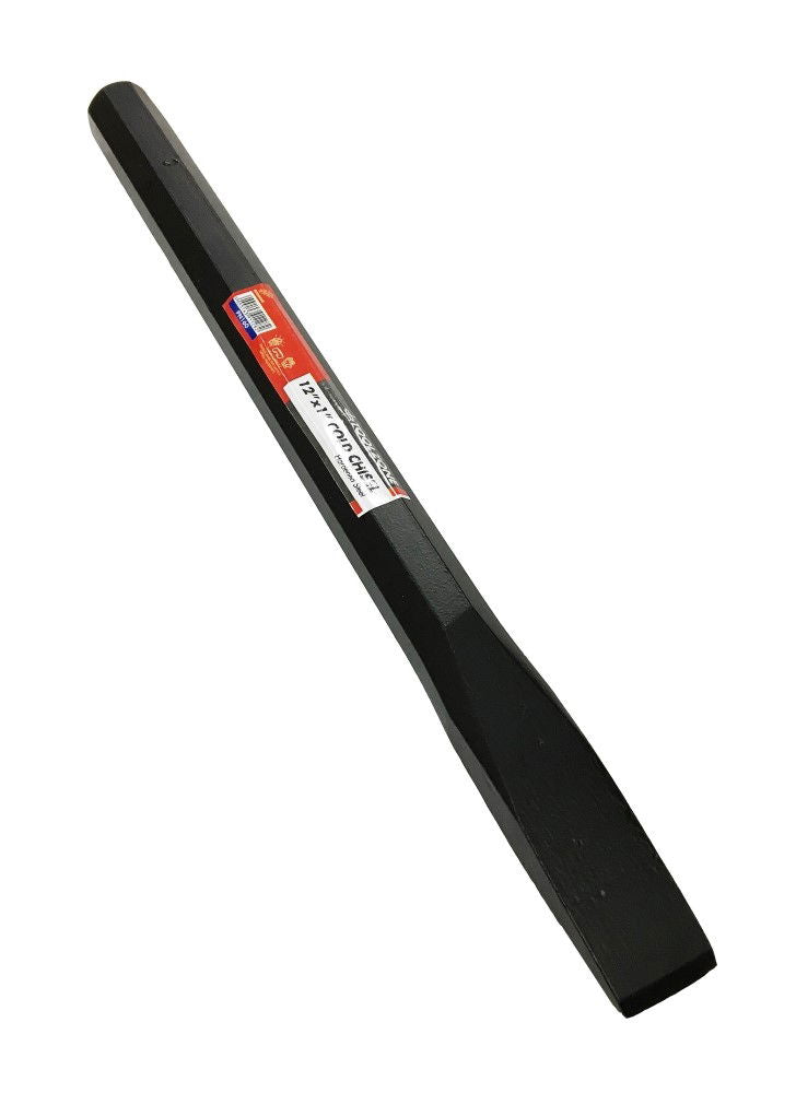 Toolzone Cold Chisel 12" X 1" Drop Forged Hardened Steel Black Finish - Toolzone KDPPN160