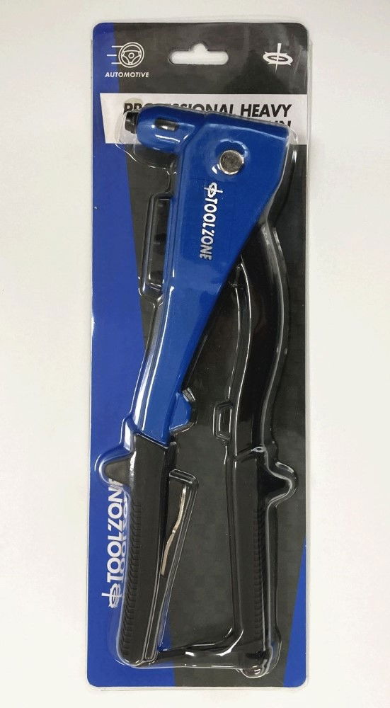 Toolzone Hand Riveter 265MM 2.4-4.8mm 4 Nozzles - Toolzone KDPRV002