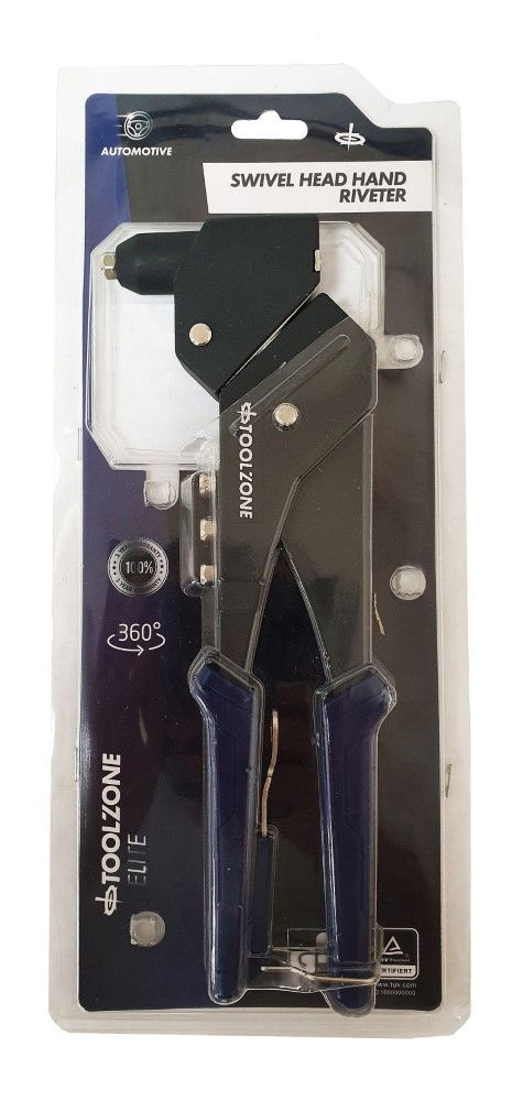 Toolzone Hand Riveter Swivel Head 300MM 2.4-4.8mm - Toolzone KDPRV003