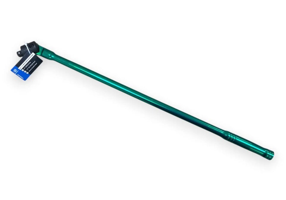 Toolzone Green 24" X 1/2" Flexible Knuckle Breaker Bar - Toolzone