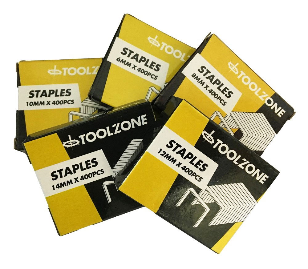 Toolzone Staple Set 2000 Pieces 6MM-14MM For Hd Staple Gun ST003 - Toolzone KDPST047
