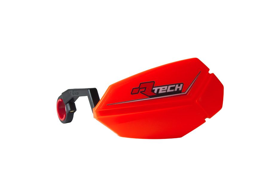 Rtech Plastics R20 Bike Bicycle Handguards - Neon Red - Rtech B-kitpmr20rd0