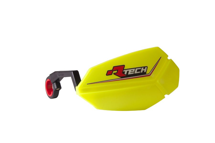 Rtech Plastics R20 Bike Bicycle Handguards - Neon Yellow - Rtech B-kitpmr20gf0